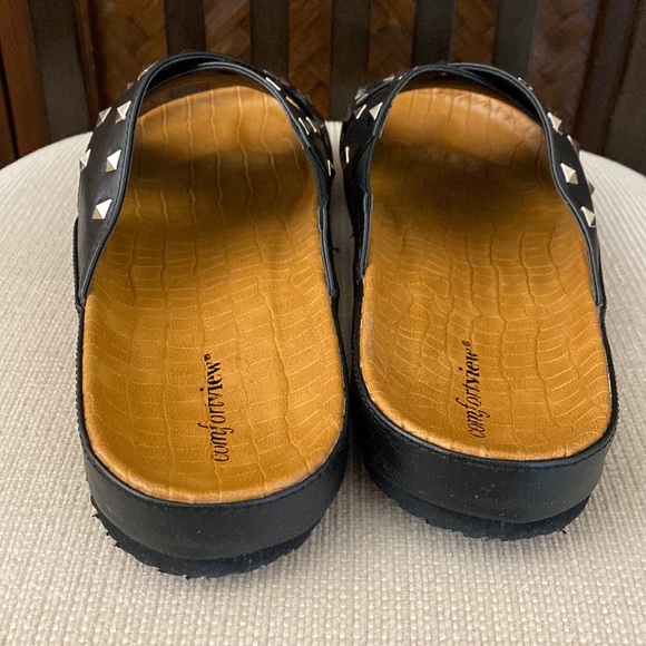 COMFORTVIEW - Gia Studded Sandal Black 12M - Picture 5 of 7